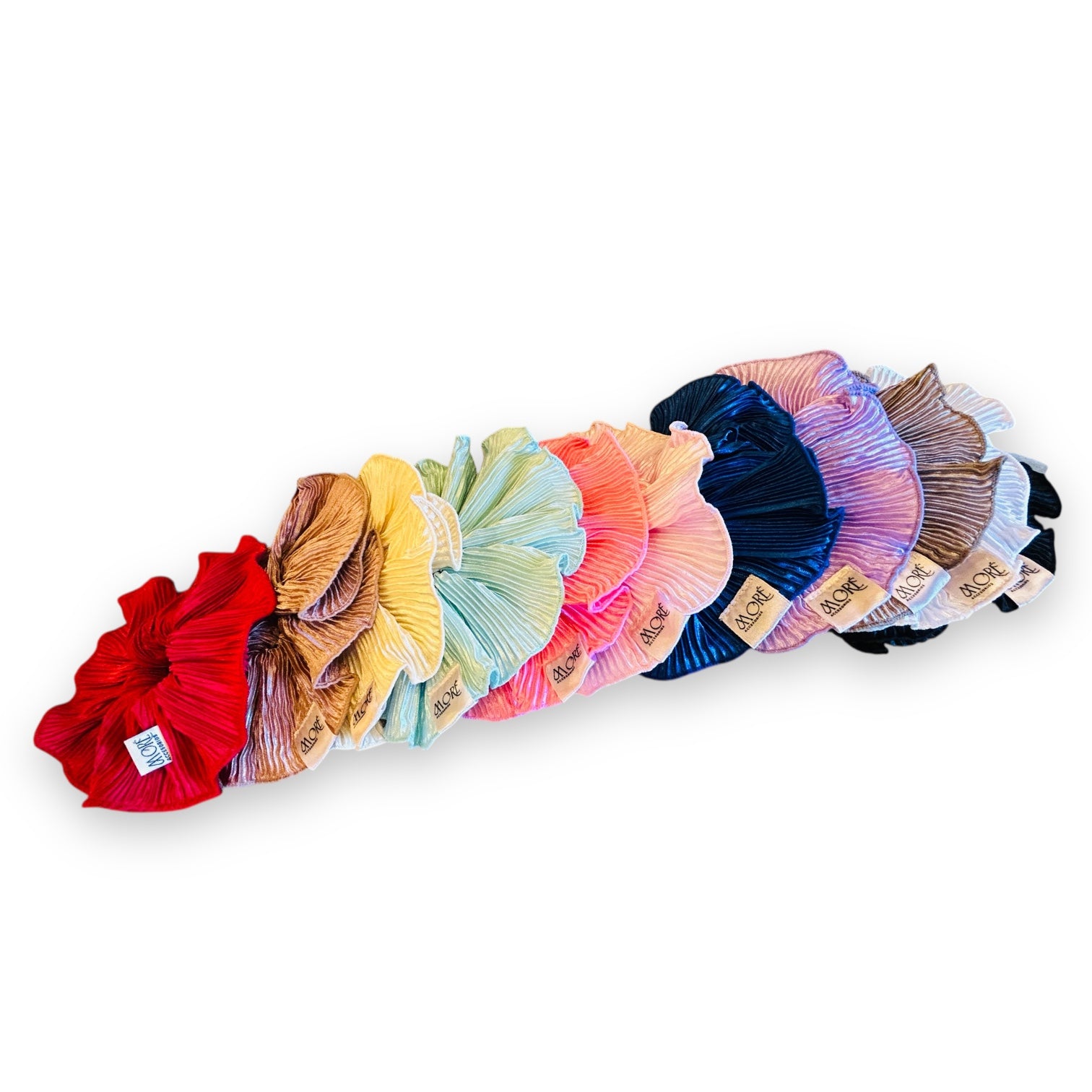 Scrunchie Plisado con Ribete